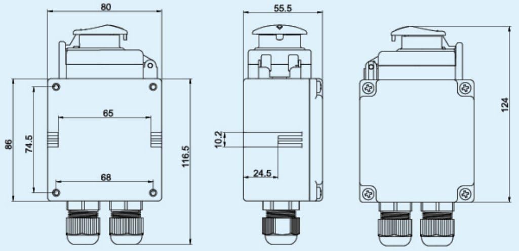 Interruttore macchina con contattore DZ08-7 230V/400V - identico a KOA8 230V