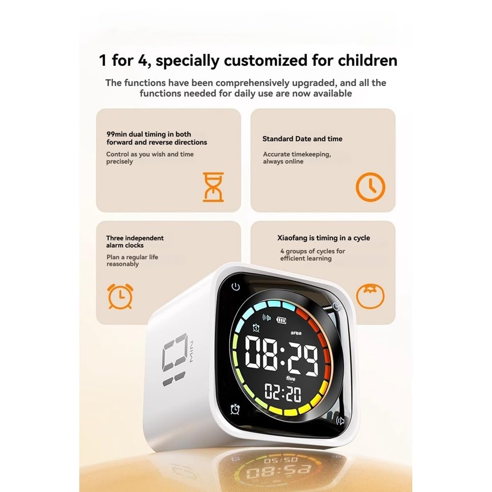 Reloj Electrónico TK3 Temporizador Personalizado Cronómetro Cuenta Regresiva Reloj para Cocinar Estudio Mini Temporizador Digital