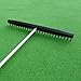 LURUBINNBLW Golf Sand Bunker Rake, Golf Sand Trap Rakes, Golf Bunker Rake Has Smooth Edges and Compact Teeth, Suitable for Bunker Course, Sand Finishing, Care and Maintenance