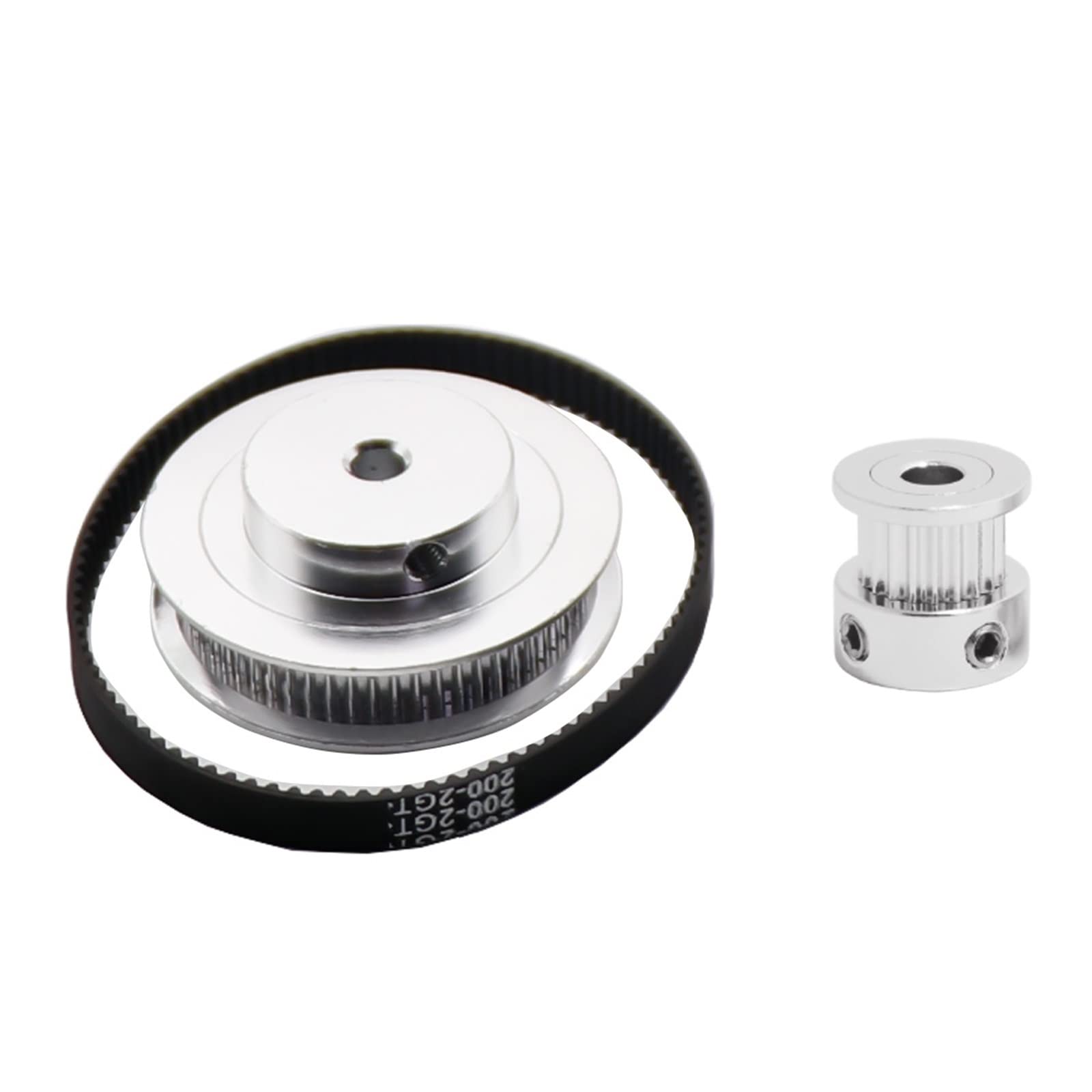 5 Stück GT2 Zahnriemenscheibe – 20 Zähne, Glatt, 10 Mm Riemenbreite, Aluminium, Innendurchmesser 5 Mm, Für 3D-Drucker & CNC