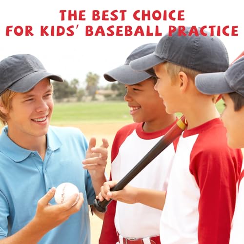 Bucket of Baseballs - 12/24 Pack Standard Size Adult Training Balls for Pitching, Hitting, Fielding - Unmarked & Leather Covered Practice Baseballs - Perfect for Youth Baseball - Image 4