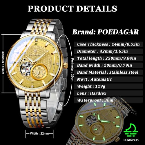FORSINING Men's 42mm Automatic Mechanical Watch - Image 8