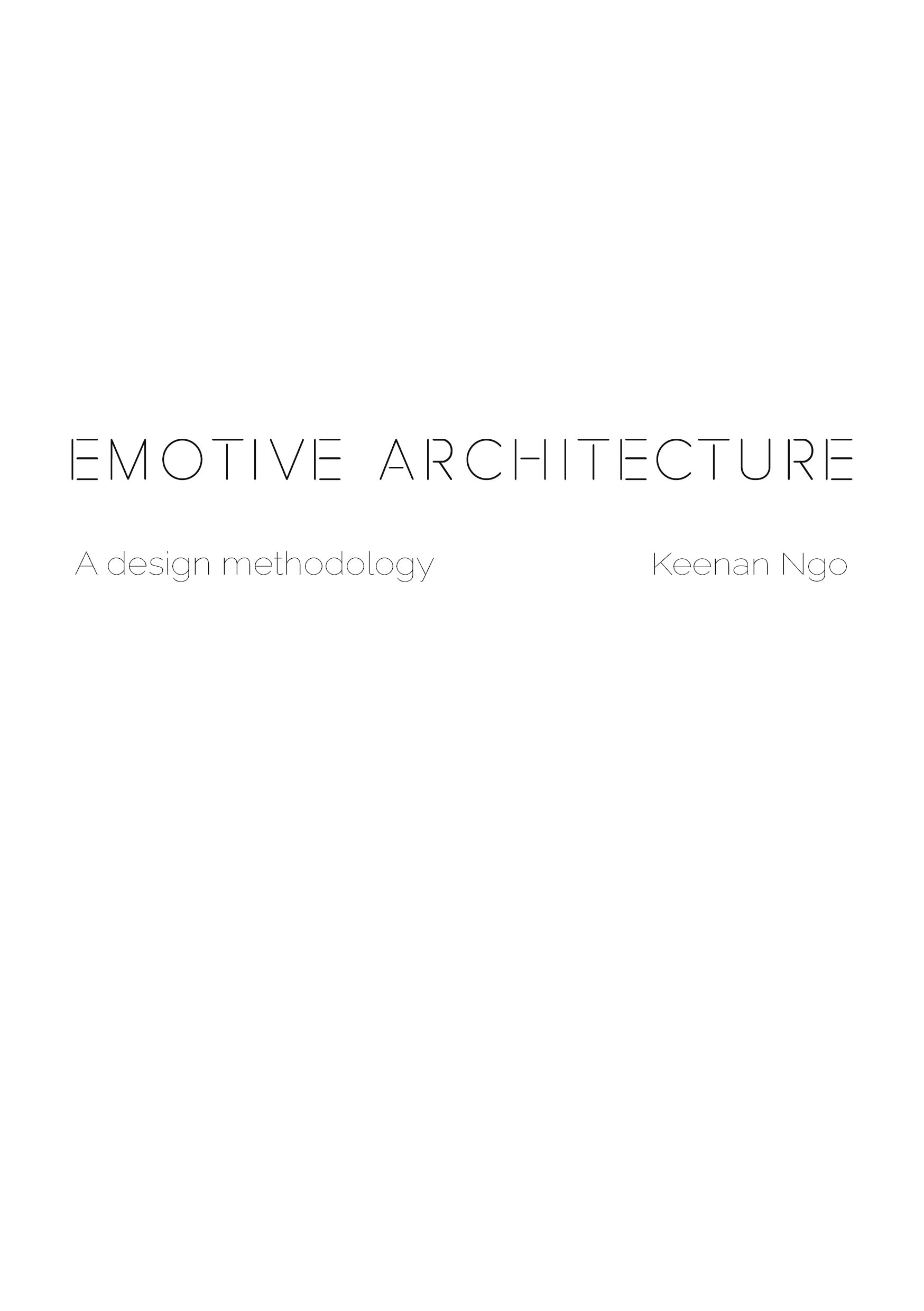 Emotive Architecture