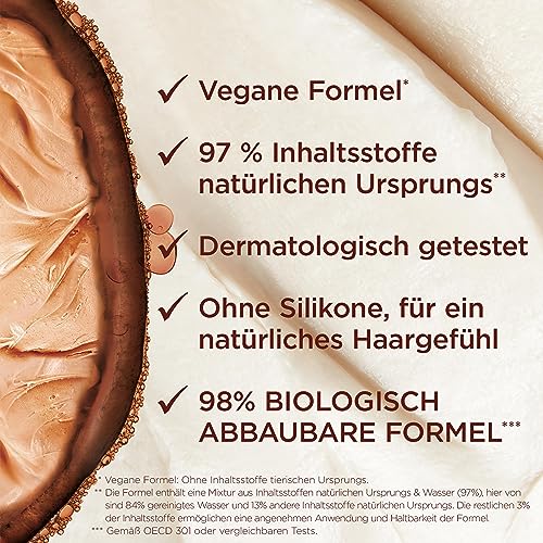 Garnier Kakao Butter 3in1 Haarmaske für trockenes und lockiges Haar, Leave In für intensive Pflege und Definition, Vegane Formel mit natürlichen Inhaltsstoffen, Fructis Hair Food, 1 x 400 ml – Bild 5