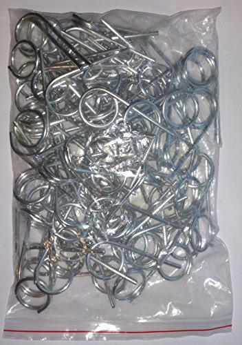 (Lot of 100) Fire Extinguisher Steel Lock Pins, Pull Pins for those Business that Service their own Fire Extinguishers