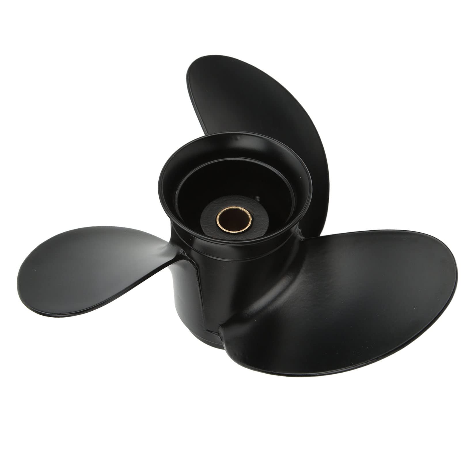 Cocoarm Außenbordpropeller Aluminiumlegierung Bootsaußenbordpropeller 8 1 2 X 8 1 2 Zoll 3 Blätter 12 Spline RH für Bis 9, PS Mariner Bis 9, PS Kleine Fischerboote