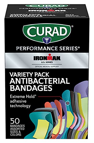 CURAD Performance Series IRONMAN Antibacterial Bandages