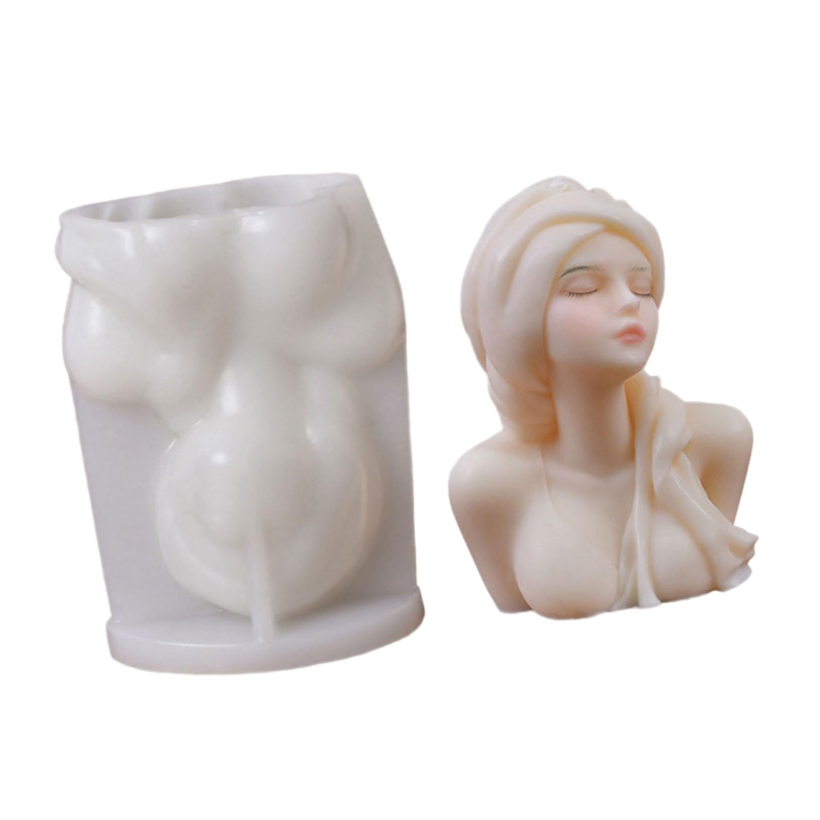Buxuaaaa Girls A Buxuaaa Silicone Portrait Molds Ornament Molds Epoxy Resin Plasters For Making Silicone Portrait