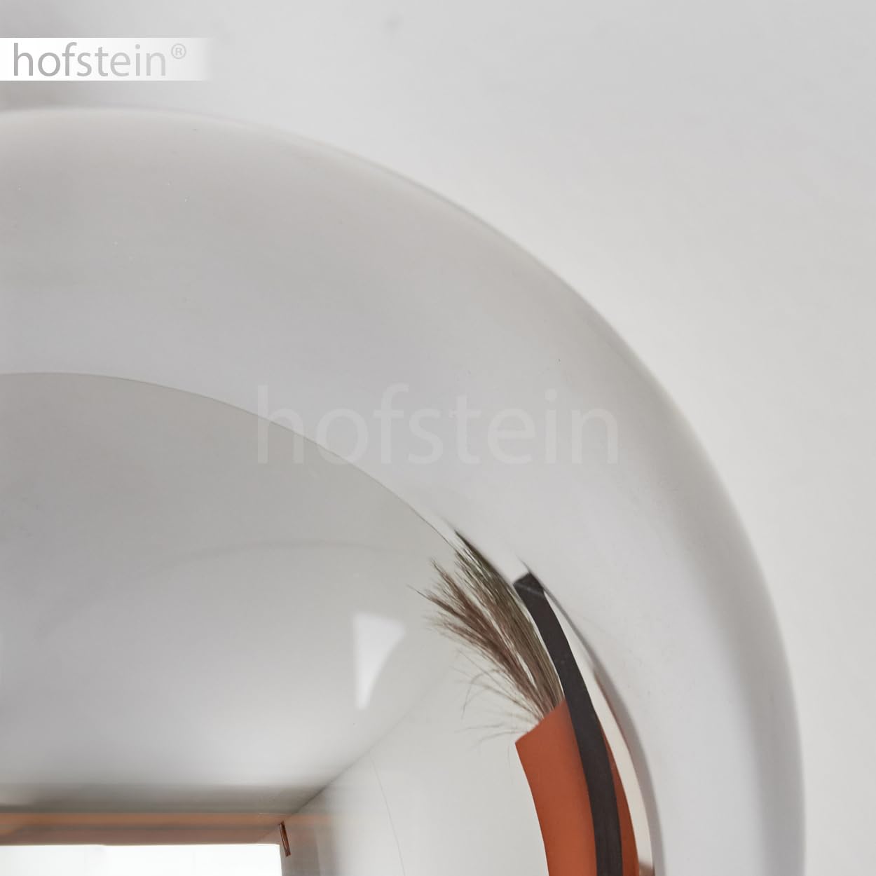 Wandleuchte Chehalis, Wandlampe aus Metall/Glas in Schwarz/Rauchfarben, Leuchte im Retro/Vintage-Design mit Schirmen aus Glas (Ø 10 cm) u. An/-Auschalter am Gehäuse, 2 x G9, ohne Leuchtmittel