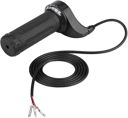 Miniatura 7 de Suuonee Empuñadura del acelerador, acelerador universal de motocicleta, scooter eléctrico, velocidad de giro, agarre del acelerador con 3 cables