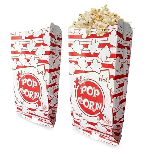 1oz Paper Popcorn Bags for Individual Servings - Pack of 125ct (125)