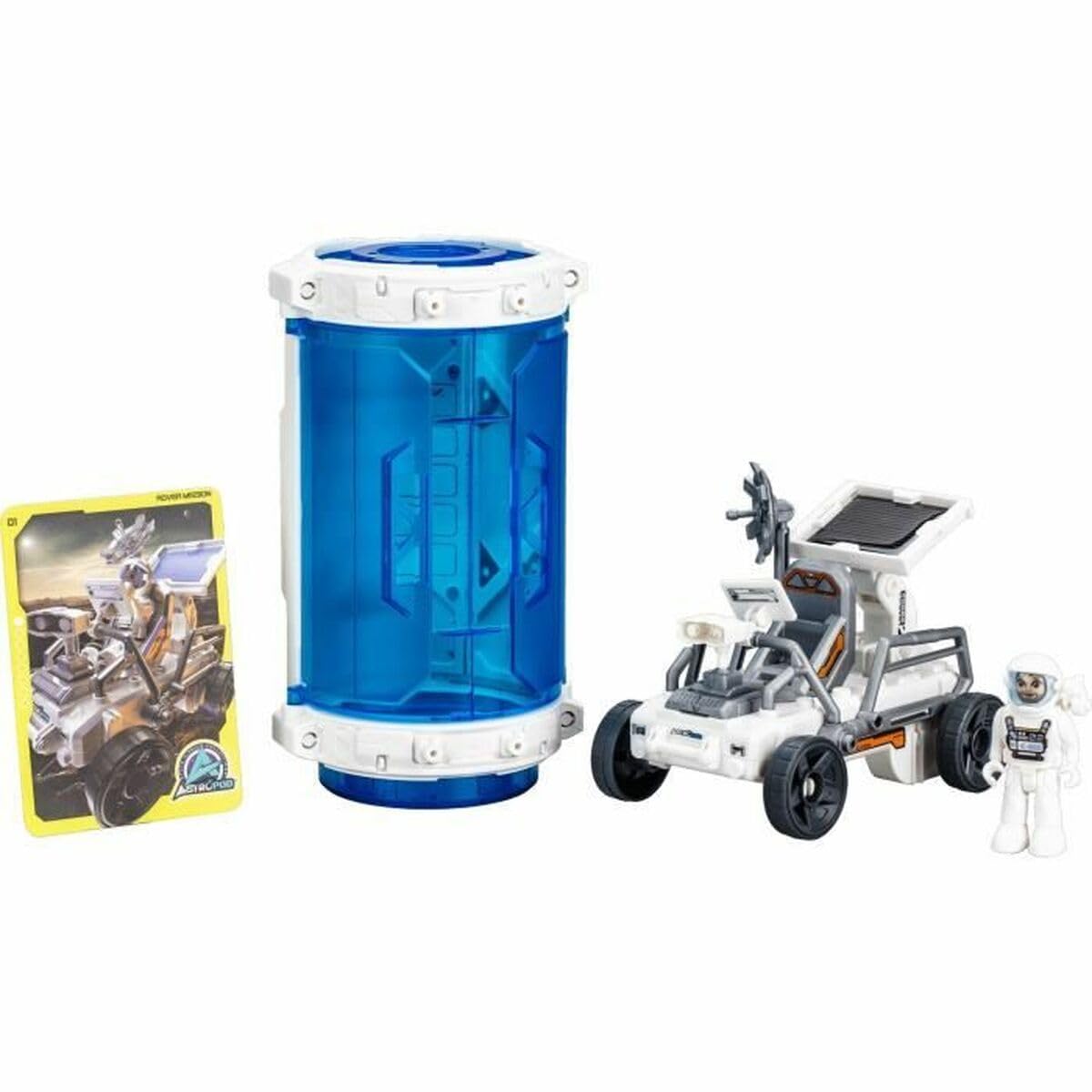 Silverlit - ASTROPOD – Le Véhicule À Énergie Solaire : Coffret Personnages et Véhicule - Construction d'une Voiture à énergie Solaire - avec Environ 20 pièces à Assembler - A partir de 6 Ans