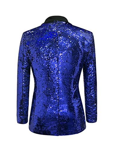 Men's Daily wear Wedding Prom Party Sequined Tuxedo Suit Jacket Blazers3