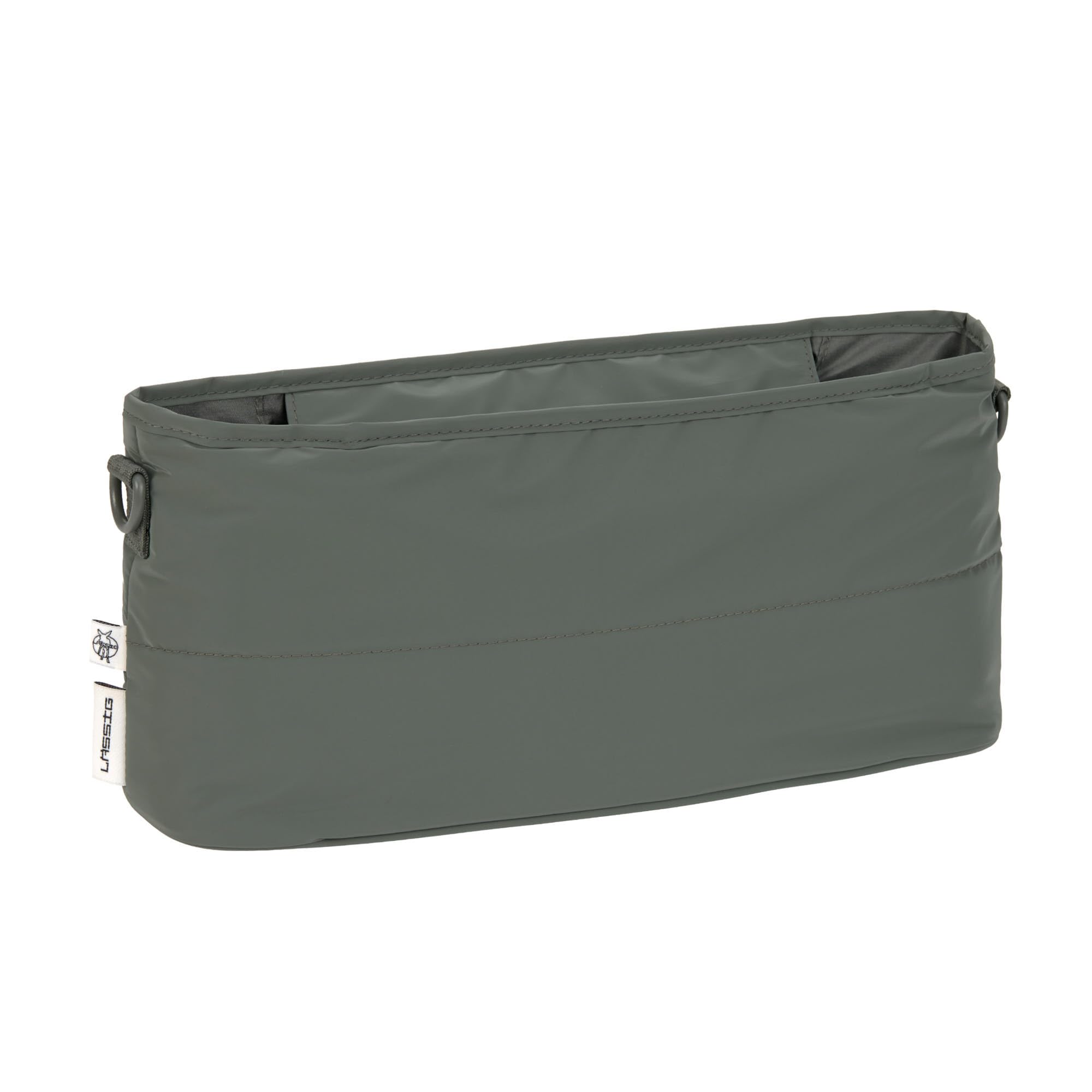 LÄSSIG Baby Kinderwagenorganizer Buggy Organizer Kinderwagentasche inkl. Kinderwagenbefestigung/Buggy Organizer olive