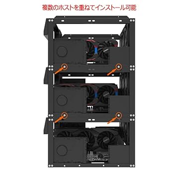 Amazon.co.jp: PCオープンフレーム SPCC DIY 自作 組立PCケース