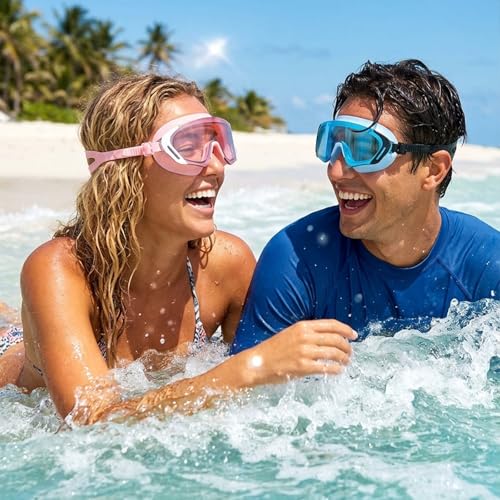 Image of Swim Goggles, Wide Angle Anti-fog and UV Leak Proof Goggles,Swimming Goggles for Adult Youth