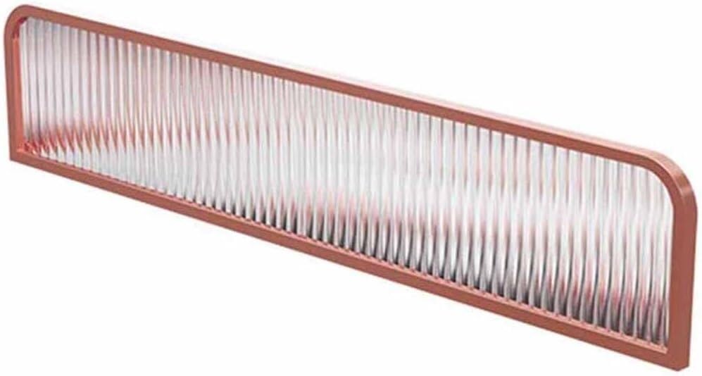 Gold Metal Frame Countertop 60x120cm Table Separator for Dining Areas & Restaurants Low Fence Dividers for Enhanced Privacy & Space Management