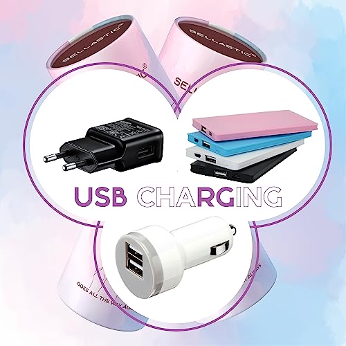 Image of Full Body Massager for Women & Men, Rechargeable Wireless Massager Machine for Pain Relief, Handheld Massager with Medical Grade Silicone, 8 Speeds, 20 Modes, Purple