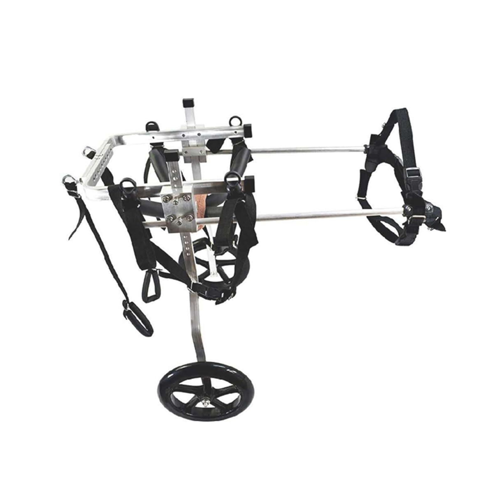 Silla de ruedas ajustable para patas traseras, ayuda de movilidad para perros discapacitados con lesiones de displasia de cadera, adecuada para niños pequeños, medianos y grandes (XL)