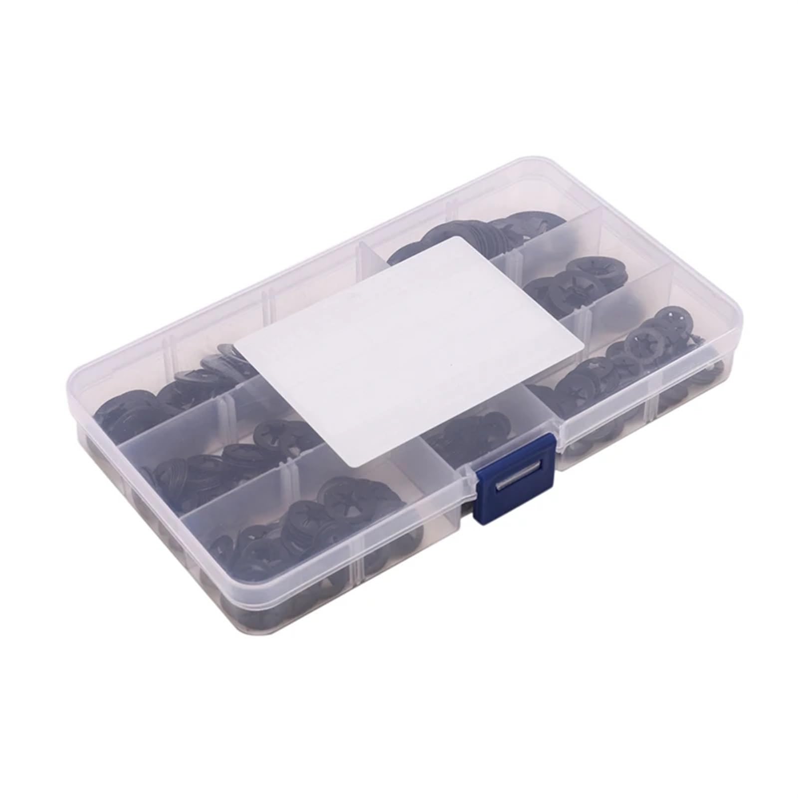 340 pezzi Rondelle Dentate Interne di Bloccaggio Kit Assortimento, Clip Fissaggio a Pressione (7 Dimensioni)