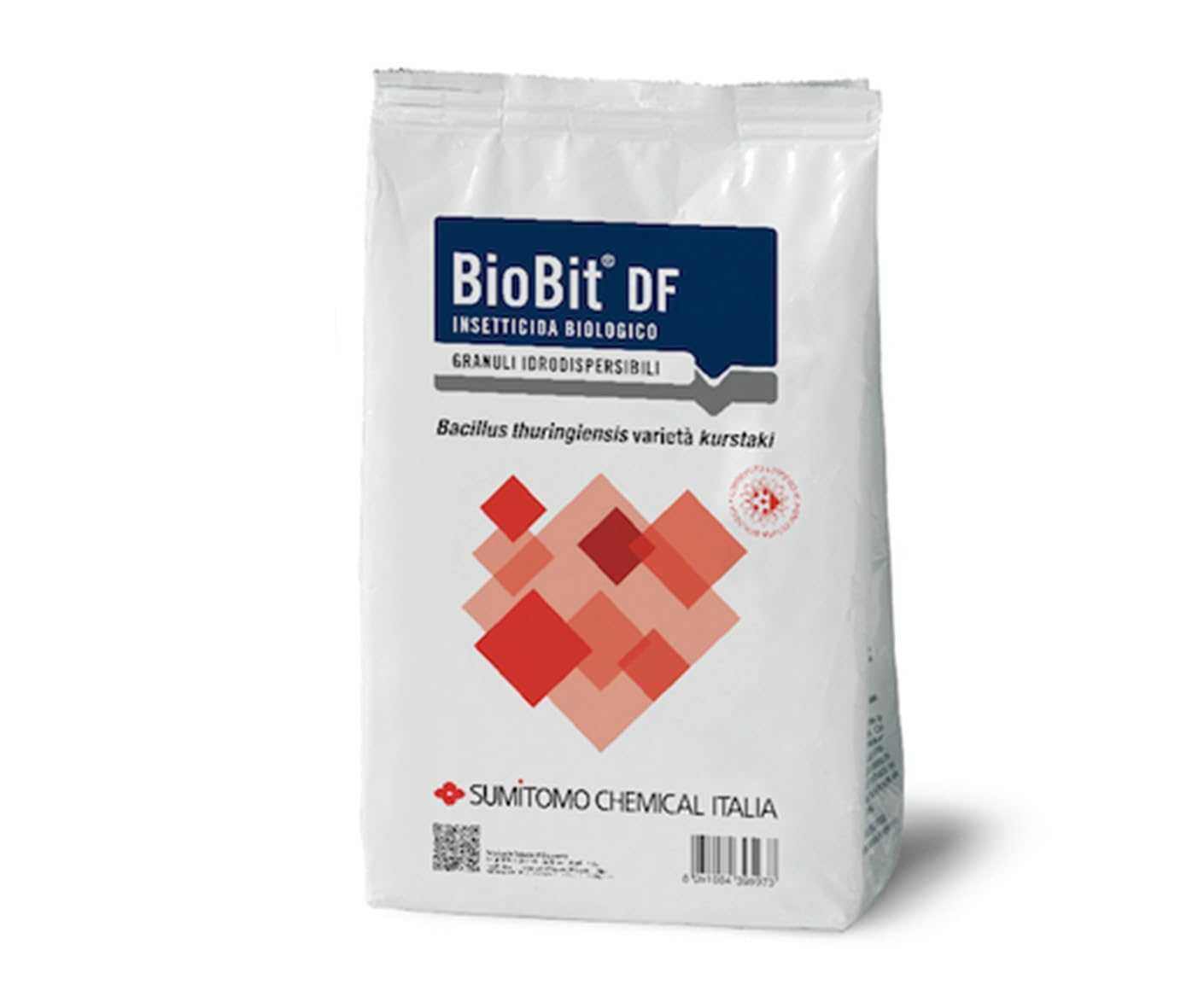 BioBit DF 1kg Insetticida biologico Bacillus thuringiensis, ativo contro larve di lepidotteri