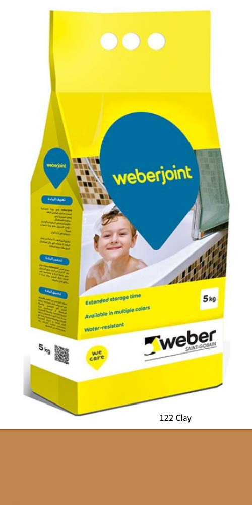 Royal ApexWeber Cement-Based Pre-Mixed Tile Joint Grout-Multi Colors (CLAY)