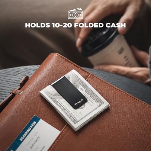 Image of VULKIT Money Clip Stainless Steel Cash Holder EDC Accessories Men's Money Clips