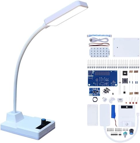 Krasnoyar NE555 Kit de lámpara de mesa de atenuación LED DIY piezas de fabricación electrónica circuito PWM para aprendizaje soldadura uso diario