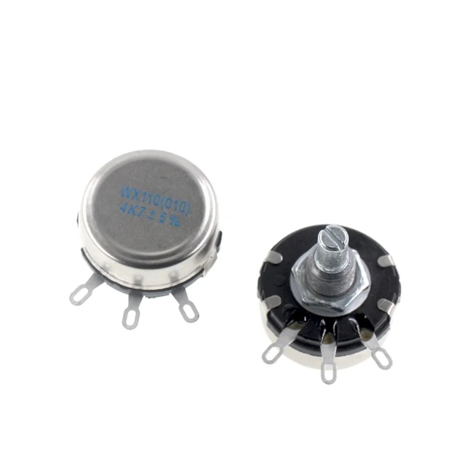 Interruptor de Palanca con potenciómetro para, Potenciómetro bobinado de una Sola Vuelta WX110/WX010 (Paquete de 5) con múltiples resistencias(22K Ohm)