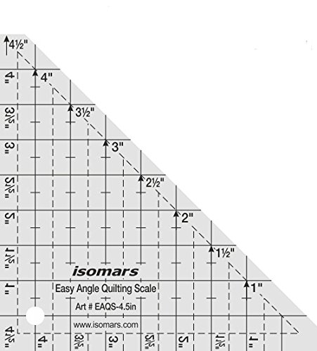 Isomars Easy Angle Quilting Ruler- 4.5"-picture-29