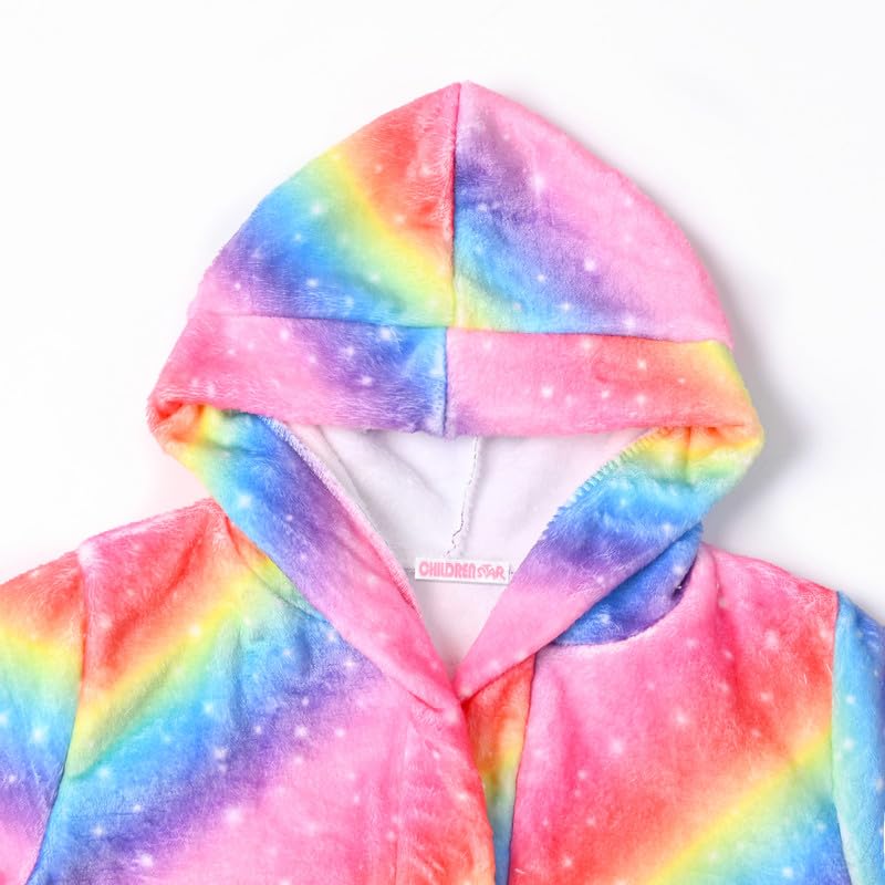 CHILDRENSTAR Matching Girls & Doll Robe Kids Bathrobes Plush Soft Fleece Pajamas Sleepwear3