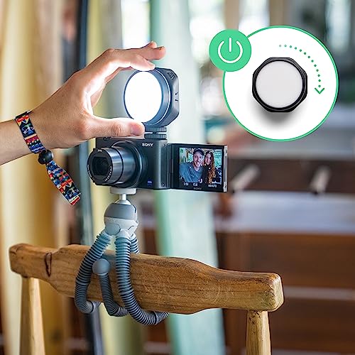 Image of Joby Beamo Reel LED Light for Content Creator for Compact Mirrorless Cameras or Smartphones, Vlogging Light for YouTube, Streaming and Content Creators
