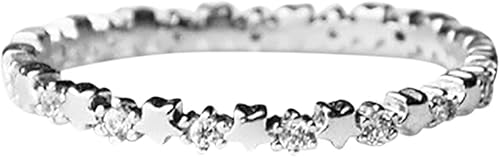 Juego de anillos de moda con diamantes de imitación, anillo exquisito popular, joyería de moda simple, accesorios populares, anillo de girasol,