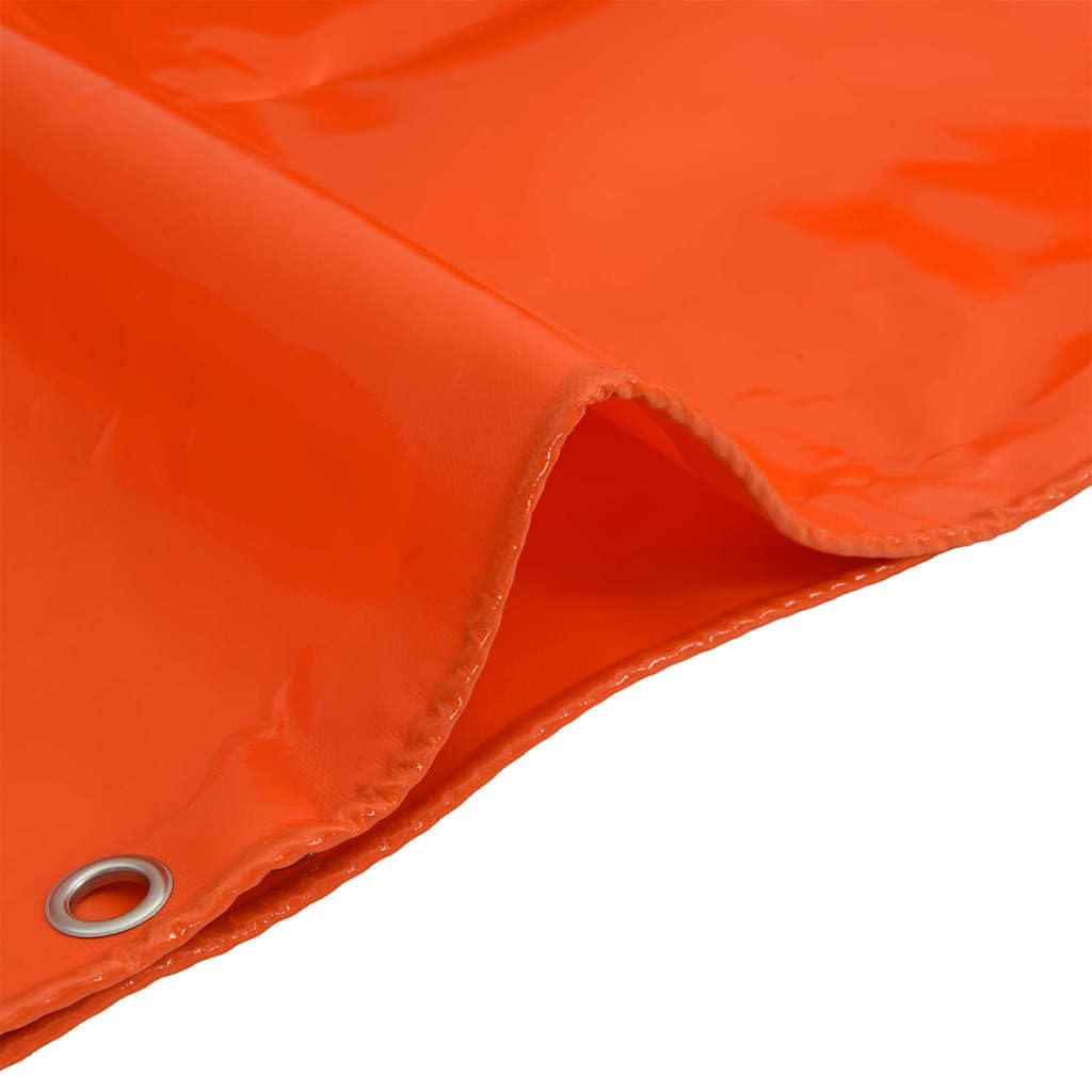 Lona 650g / m² Naranja 3 x 3 m Lona con Recubrimiento de PVC,Lonas Impermeables,6.6kg-42017778