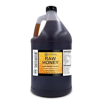 Zatural 100% Pure Natural Honey | Premium Unfiltered Sweetener & Food Ingredient | Ideal for Beverages, Baking & Culinary Use 1 Gallon 12 Pounds