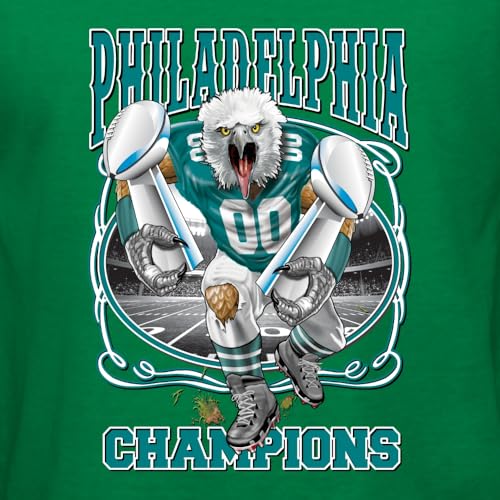 Philly PA Fan | PHI Phila Fantasy Football Sports Men's T-Shirt2