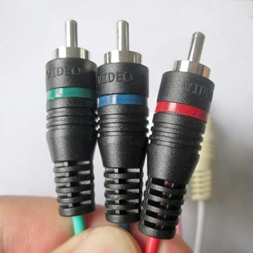 Miniatura 5 de STEREN Cables de video componente con audio (12 pies - 12.0 ft) - 5 RCA a 5 RCA - Soporta 1080i - Alta Fidelidad 257-612BK - Negro