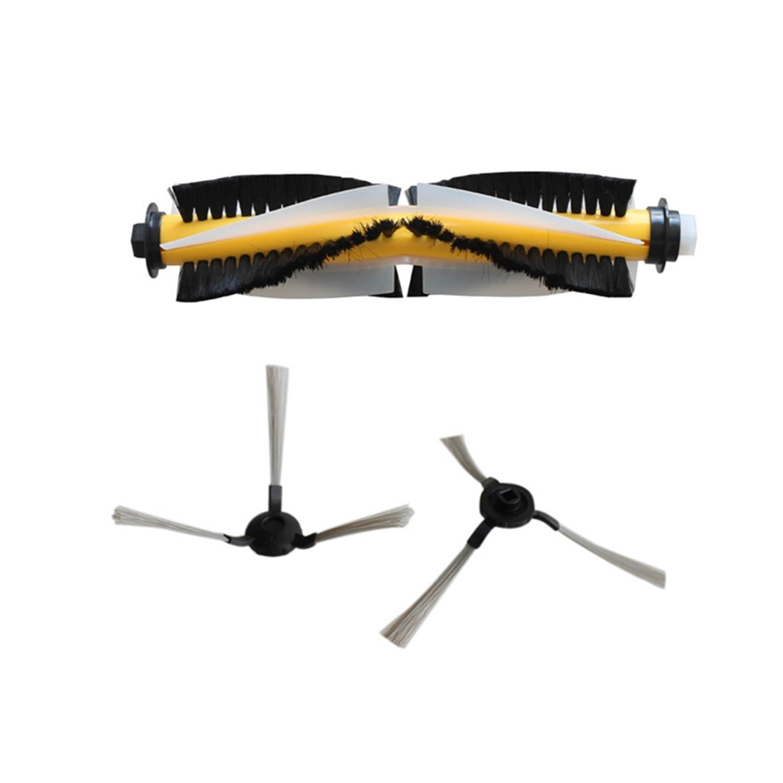 YCENJEPSAZ Robot Vacuum Cleaner Main Brush Side Brushes, Compatible For Clever & Clean AQUA-Series 03 Robotic Vacuum Cleaner Accessories Parts(As shown2)