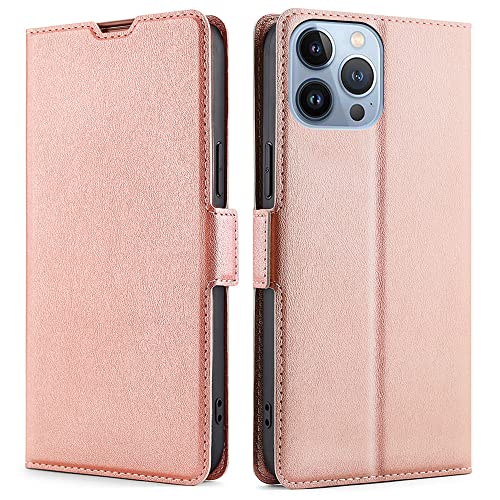 Fansipro Étui portefeuille pour Huawei Shot X - En cuir synthétique de qualité supérieure - Pour SHOT X - 1 emplacement pour carte - Pratique - Doré