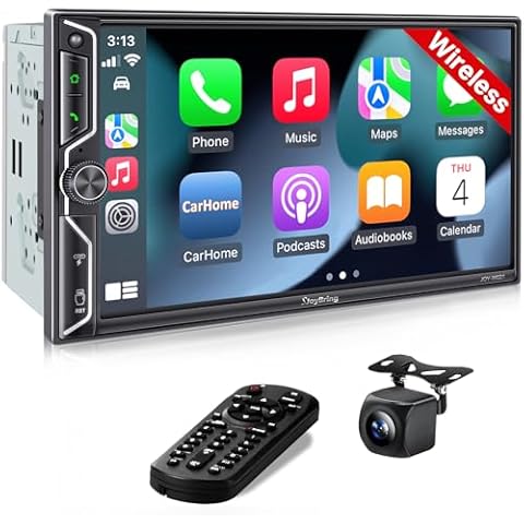 SJOYBRING QLED Double Din Car Radio Cover