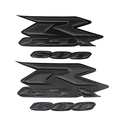PRO-KODASKIN 3D Carbon GSXR 600 Emblem Sticker Decal for Suzuki GSXR600 GSXR 600 k5 k6 k7 k8 k9 L1