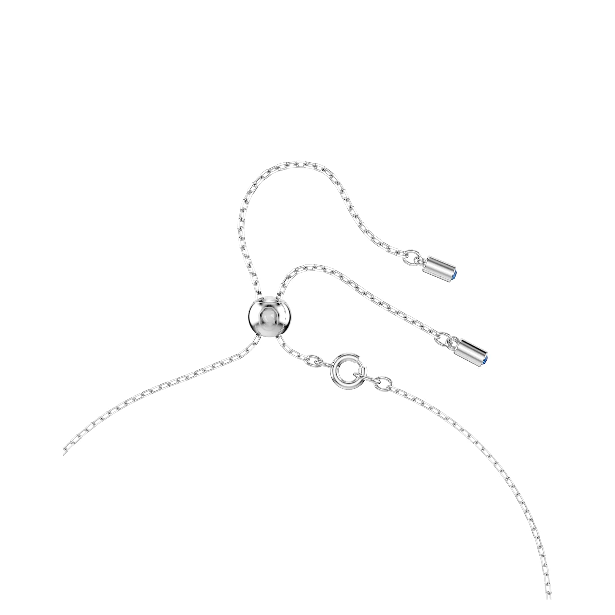 Swarovski Attract Collezione collier, taille ronde, plaqué rhodium