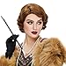 STfantasy Finger Wave Wig Ombre Brown Bob Short Curly for Women Cosplay Party Costume Hair 12