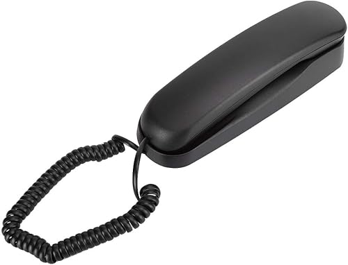 Teléfono fijo con cable, portátil, para colgar en la pared, de doble propósito, con cable, extensión fija, para hotel, habitación de invitados,