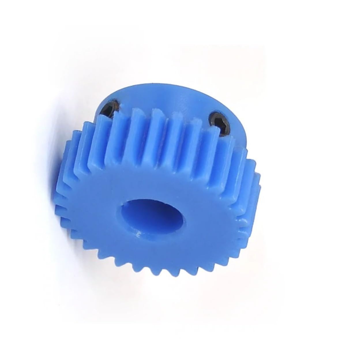 Cylindrical Drive 1pcs 1 Module Blue Nylon Spur Gear with Step 1M 42T 45T 18T 50T 60T 80T 120T Straight Teeth Cylindrical Gear 10mm Bore Rack Machinery(48 Teeth)