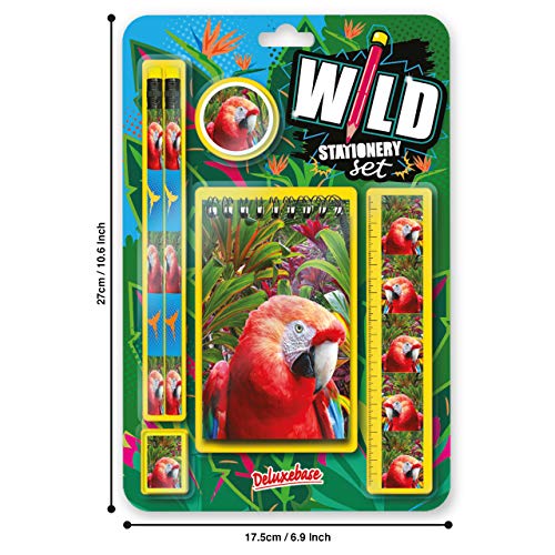 Set de Papelería Deluxebase Wild con 2 Lápices y Accesorios miniatura 3