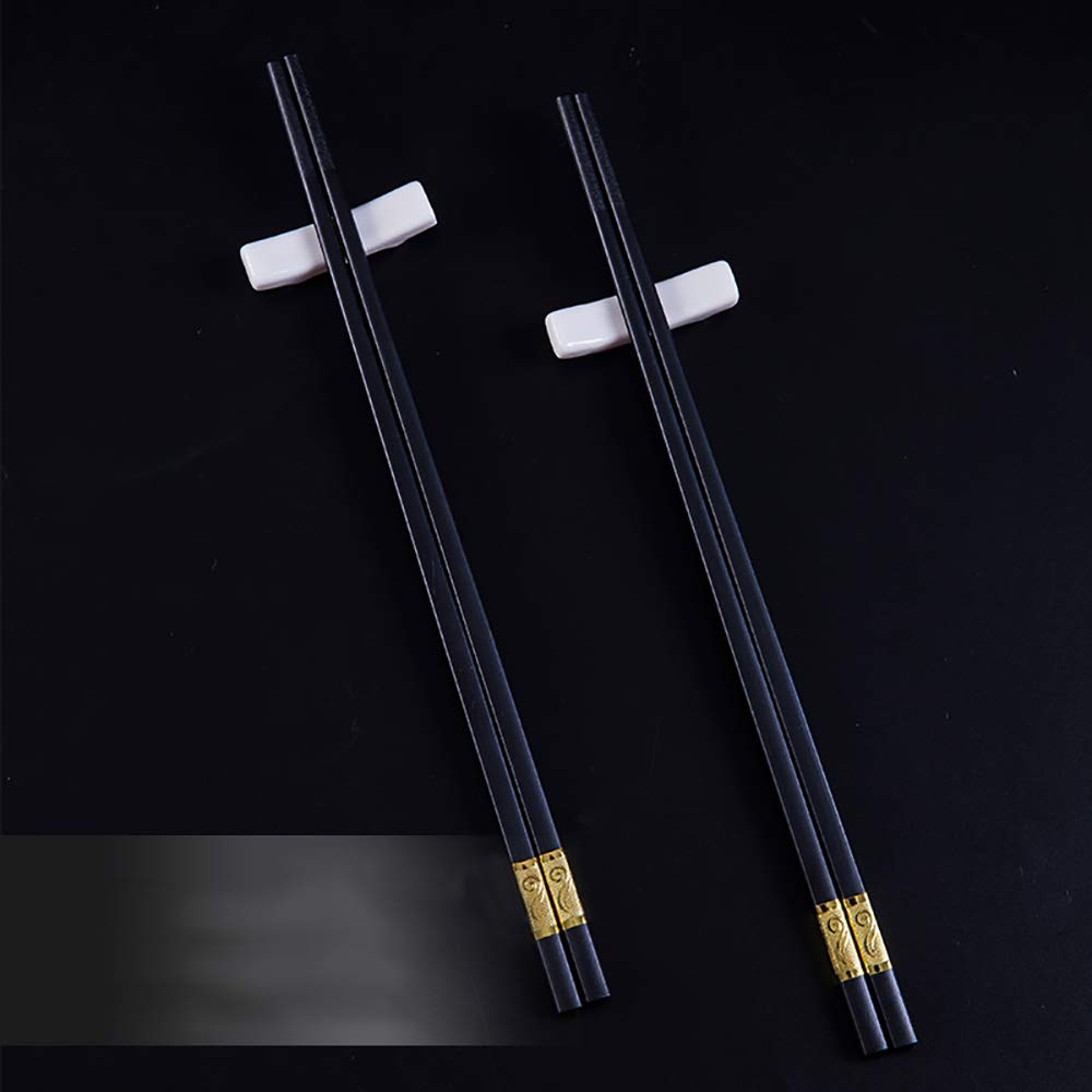 chinesische Essstäbchen, asiatisches Besteck, wiederverwendbare Essstäbchen, ein Satz hochwertiges Geschirr, rutschfest/schimmelig (Länge: 27,2 cm), Essstäbchen, Glasfaser-Essstäbchen-Set-A ( Color :