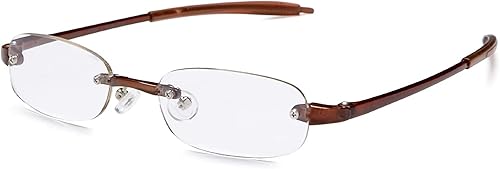 5 Lightweight Oval Rimless Reading Glasses for Men and Woman disponible en Yaxa Colombia
