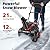 AMERISUN 21-Inch 212cc Gas Snow Blower, Single-Stage Snow Thrower with Recoil Start, 180° Adjustable Chute, 21" Clearing Width, 8-in Wheels, Lightweight Snow Removal for Driveway & Sidewalks