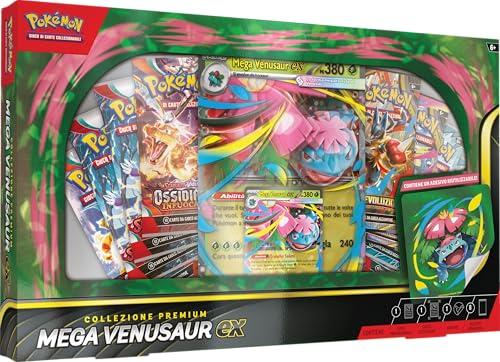 Arricchisci la tua raccolta con ben otto buste di espansione del GCC Pokémon. Ogni busta di espansione contiene 10 carte e un’Energia base. Le carte variano a seconda delle buste.
